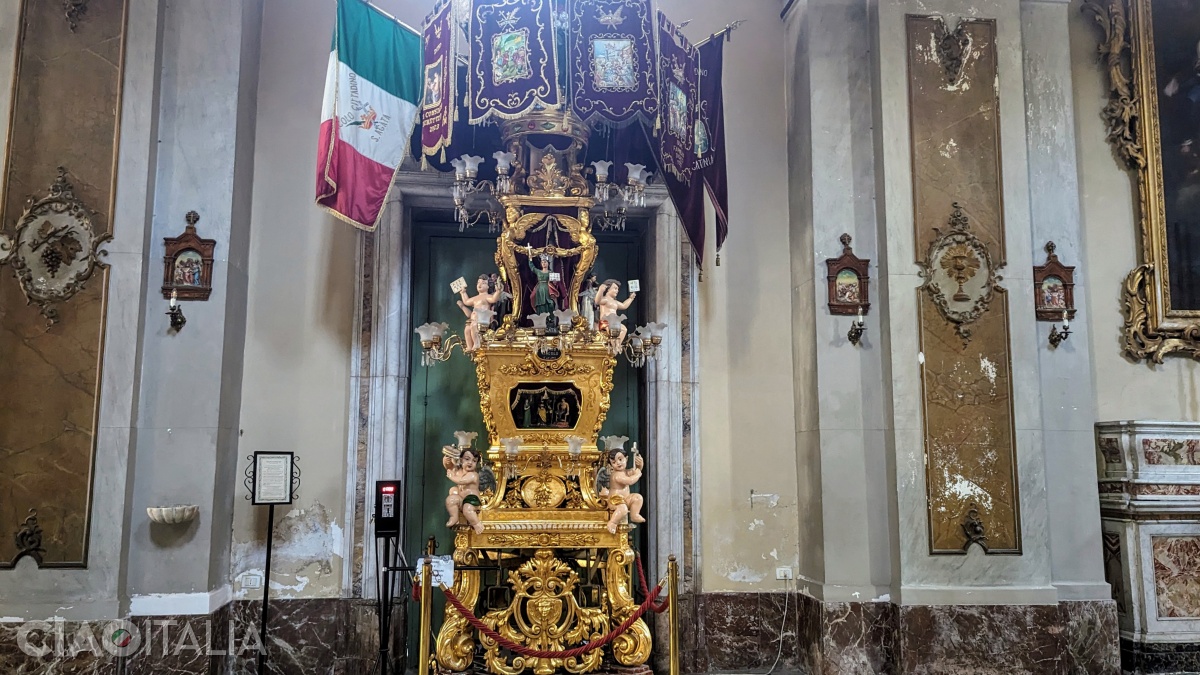 "Candelora" (lumânarea) del Circolo di Sant'Agata