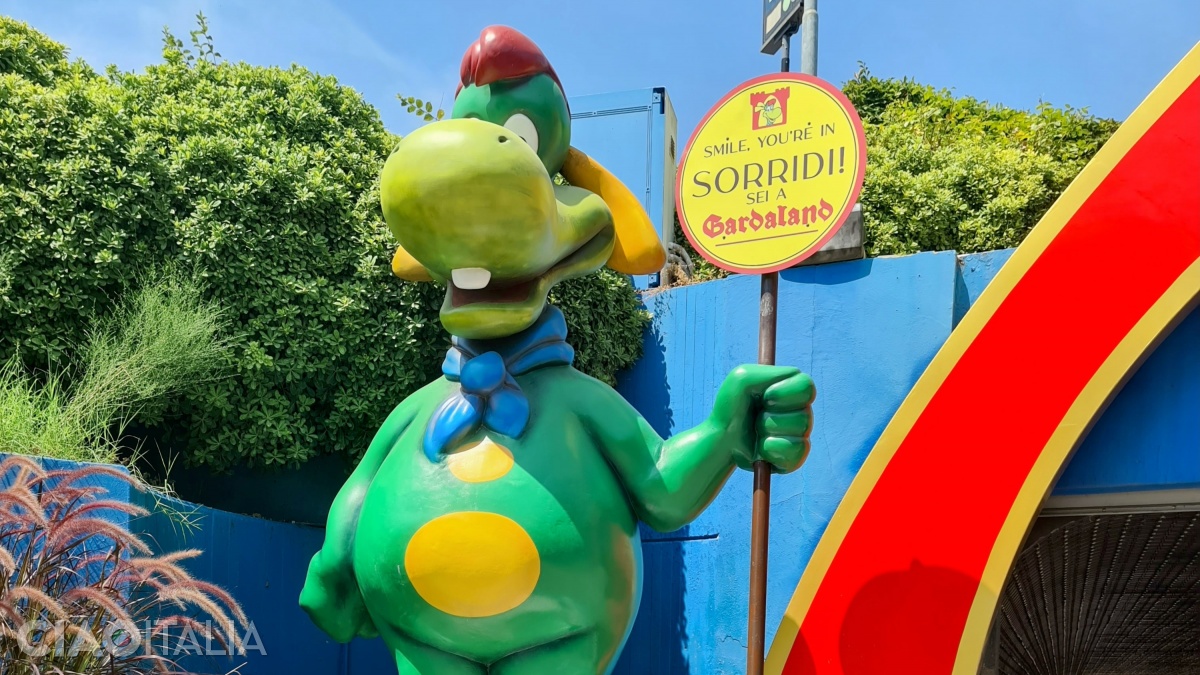 Prezzemolo este mascota Parcului Gardaland.