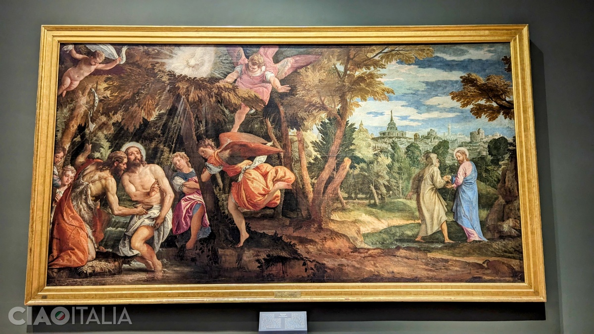 Veronese - "Botezul și ispitirile lui Iisus" (1582)